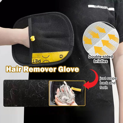 Pet Hair Removal Tools Reusable Gloves Pet Double-Sided Grooming Gloves Carpet Hair Removal Pet Hair Cleanup